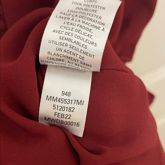 Melrose and Market Burgundy Lace Cami Women’s Small - Picture 5 of 8